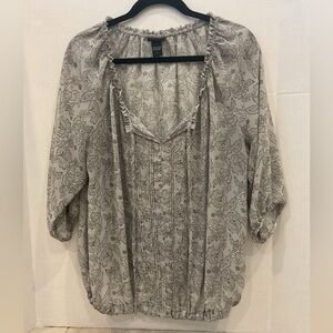 Torrid 3/4 sleeve shear blouse